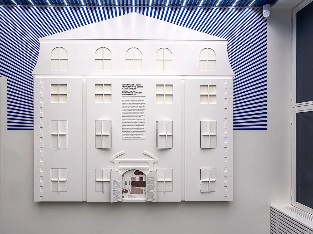 Detailansicht: Modell des alten Opernhauses