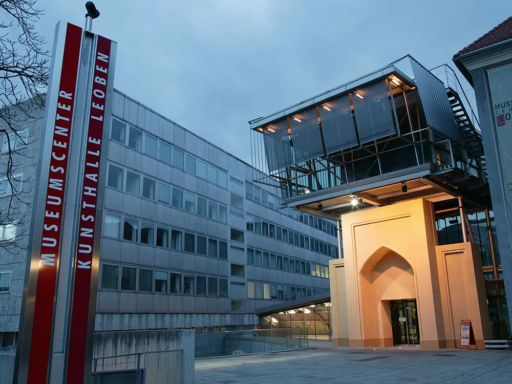Außenansicht auf Kunsthalle Leoben